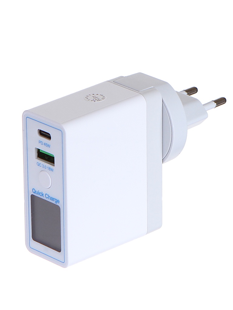 фото Зарядное устройство palmexx usb-c 45w + qc3.0 18w px/pa-pd-qc-63w