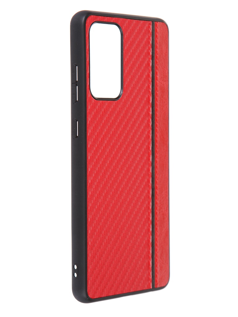 Чехол G-Case для Samsung Galaxy A72 SM-A725F Carbon Red GG-1362 чехол mypads fondina bicolore для samsung galaxy a72 sm a725f 2021