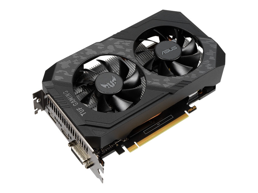 фото Видеокарта asus geforce gtx 1650 tuf gaming oc 1650mhz pci-e 4096mb 12000mhz 128bit hdmi dp tuf-gtx1650-o4gd6-gaming