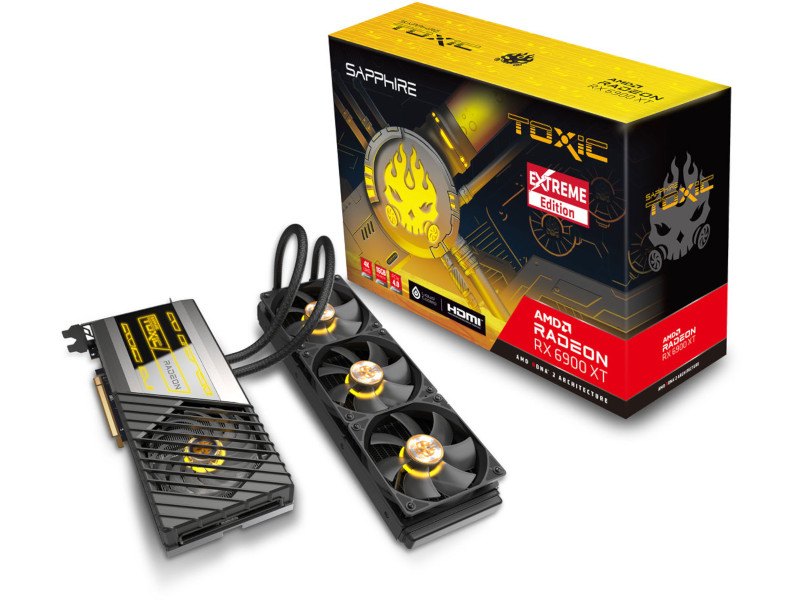 фото Видеокарта sapphire toxic radeon rx 6900 xt extreme edition 2525mhz pci-e 4.0 16384mb 16000mhz 256 bit 3xdp hdmi 11308-08-20g