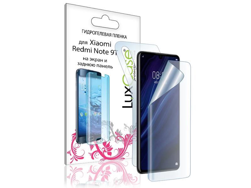 Zakazat.ru: Гидрогелевая пленка LuxCase для Xiaomi Redmi Note 9T 0.14mm Front and Back Transparent 86099
