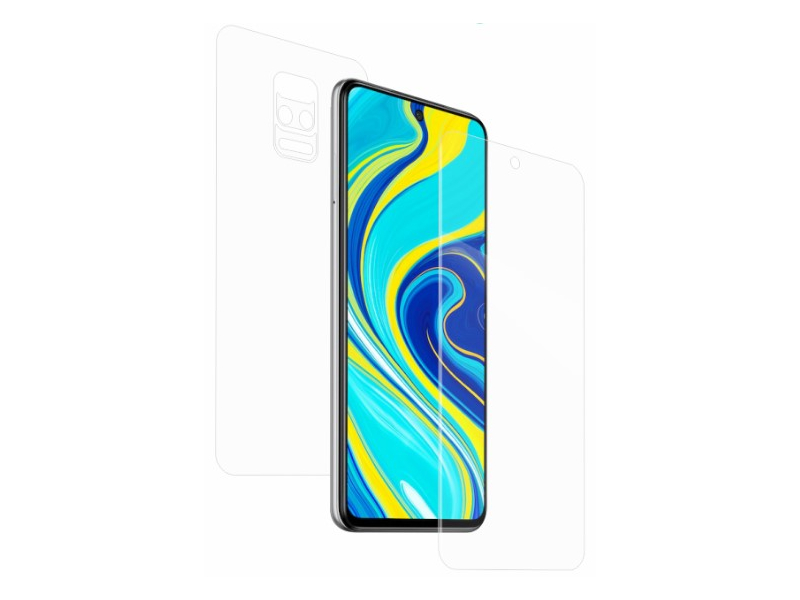 цена Гидрогелевая пленка LuxCase для Xiaomi Redmi Note 9S 0.14mm Front and Back Transparent 86090