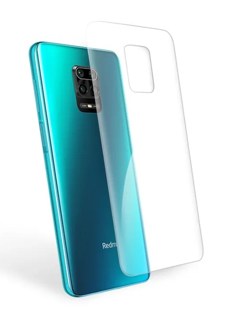 Гидрогелевая пленка LuxCase для Xiaomi Redmi Note 9 0.14mm Back Transparent 86083 гидрогелевая пленка luxcase для samsung galaxy a03s 0 14mm transparent front and back 89728