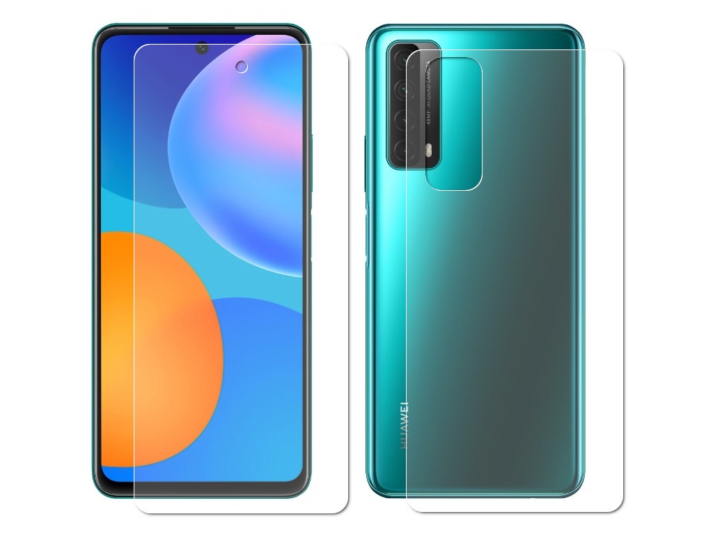 Гидрогелевая пленка LuxCase для Huawei P Smart 2021 0.14mm Front and Back Transparent 86033