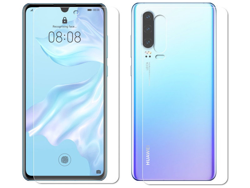 Гидрогелевая пленка LuxCase для Huawei P30 0.14mm Front and Back Transparent 86114