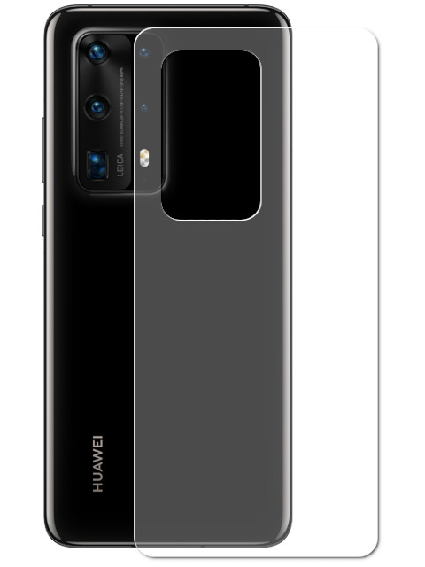 фото Гидрогелевая пленка luxcase для huawei p40 pro plus 0.14mm back transparent 86134