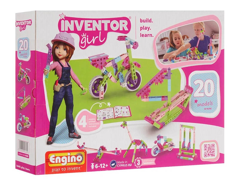 

Конструктор Engino Inventor Girls 20 моделей из одного комплекта IG20, Inventor Girls