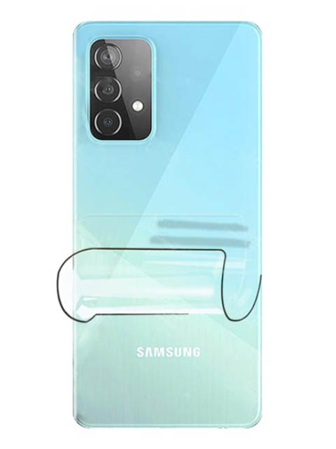 Гидрогелевая пленка LuxCase для Samsung Galaxy A02s 0.14mm Back Transparent 86184 гидрогелевая пленка luxcase на samsung galaxy s21 с рисунком санта 87861