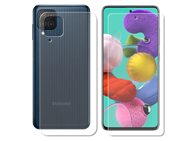 Гидрогелевая пленка LuxCase для Samsung Galaxy F62 0.14mm Front and Back Transparent 86179 гидрогелевая пленка luxcase для samsung galaxy m51 0 14mm front transparent 86189