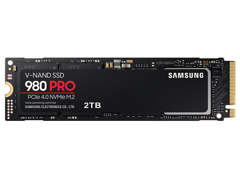 Твердотельный накопитель Samsung 980 Pro 2Tb MZ-V8P2T0BW твердотельный накопитель samsung 980 pro 2tb mz v8p2t0cw