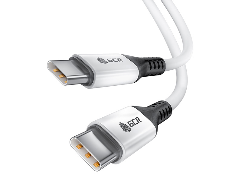 фото Аксессуар gcr usb type-c - usb type-c 1m white gcr-53122