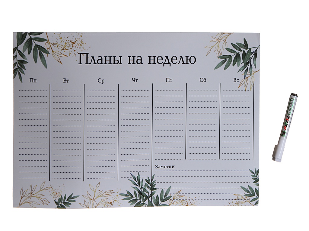 

Магнитный планинг Люми-Зуми Папоротник А3 МП-П-А3, Папоротник