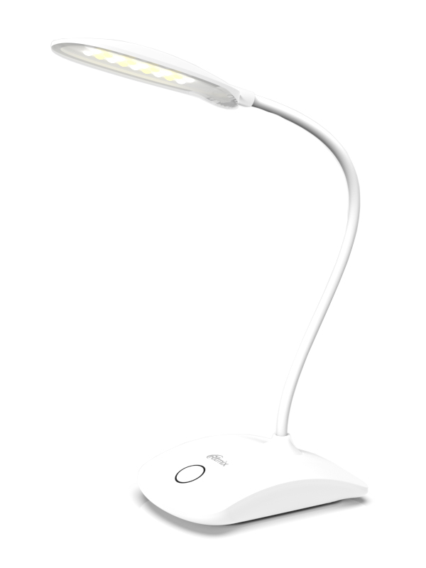 Настольная лампа Ritmix LED-410C White кольцевая лампа ritmix rrl 360 36 см usb 3 а 192 светодиода пульт держатель