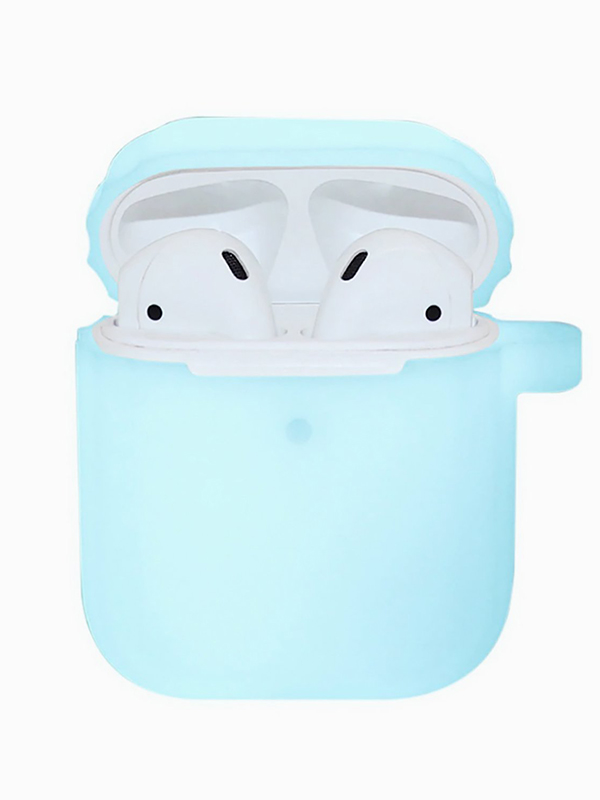 фото Чехол activ для apple airpods/airpods 2 ap005 silicone blue 130890