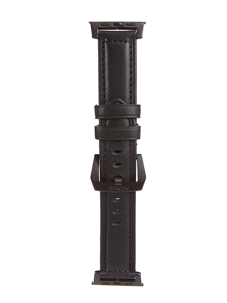 фото Аксессуар ремешок nomad для apple watch 40mm/38mm traditional strap black-black nm1a31bz00