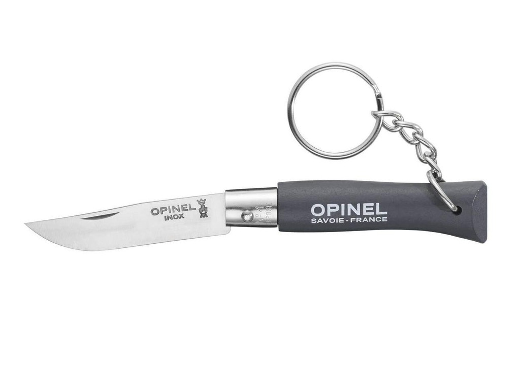 Нож Opinel Tradition Keyring №04 Grey 002056 - длина лезвия 50мм