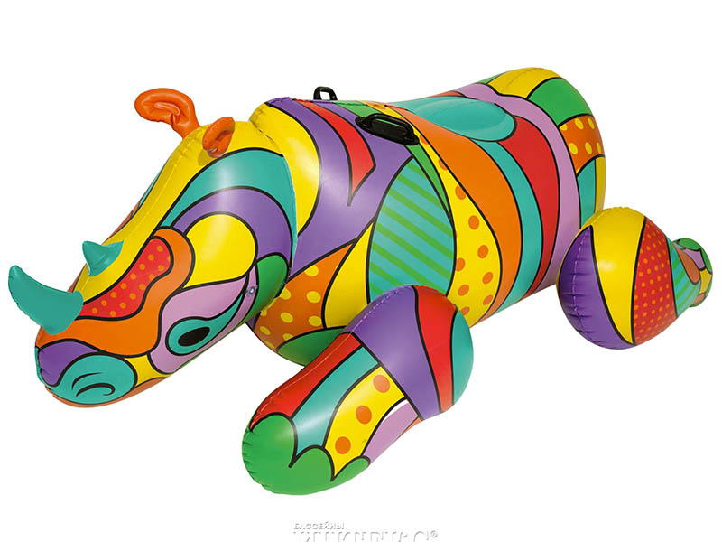 фото Надувная игрушка bestway pop носорог 201x102cm 41116