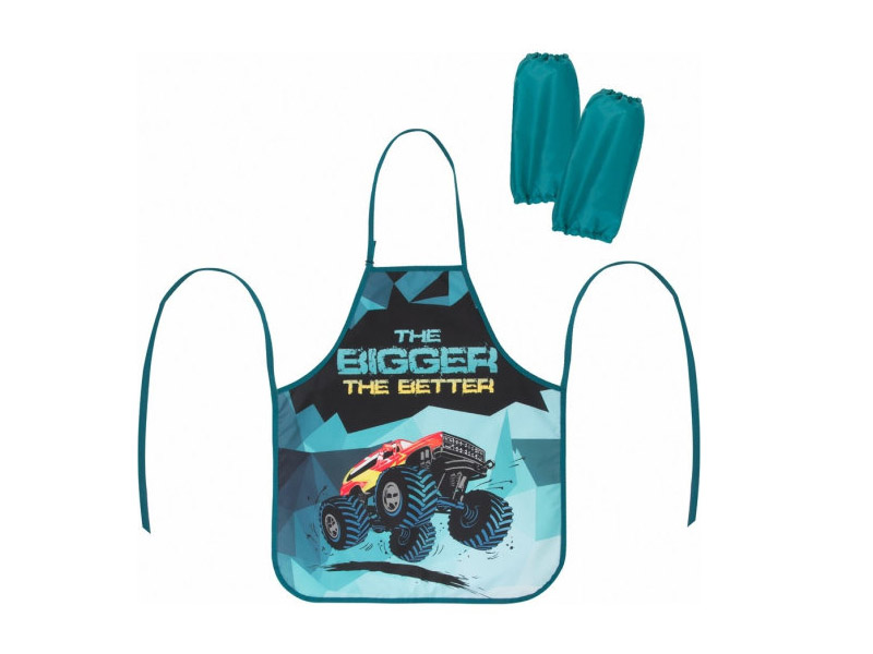 

Фартук с нарукавниками Юнландия Monster-Truck 45x54cm 270388, Monster-Truc