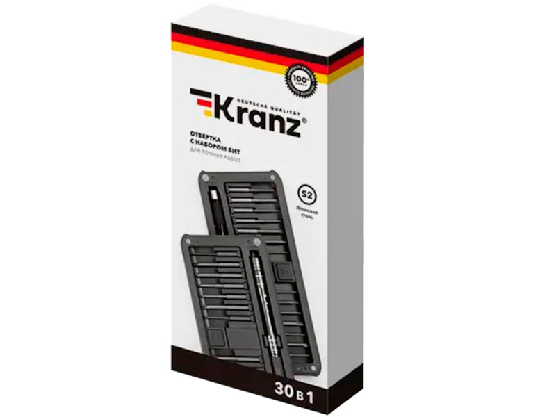 Набор отверток Kranz RA-02 KR-12-4752 набор отверток kranz kr 12 4752