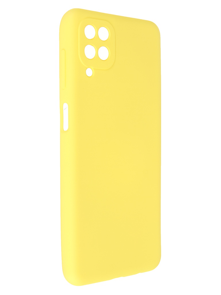 Zakazat.ru: Чехол Pero для Samsung Galaxy A12 Liquid Silicone Yellow PCLS-0044-YW