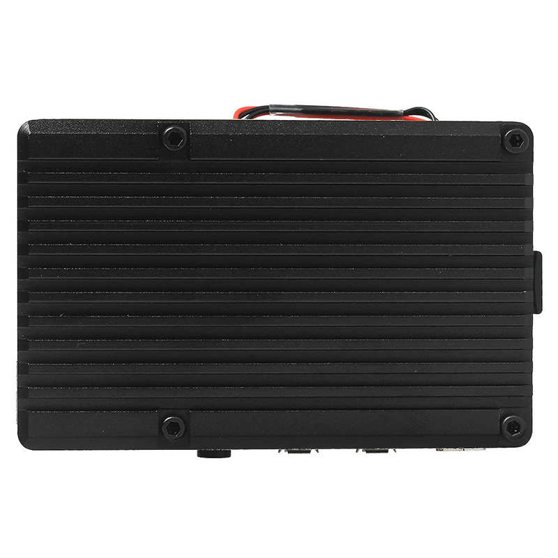 фото Корпус qumo rs010 для raspberry pi 4 aluminum case with fans black