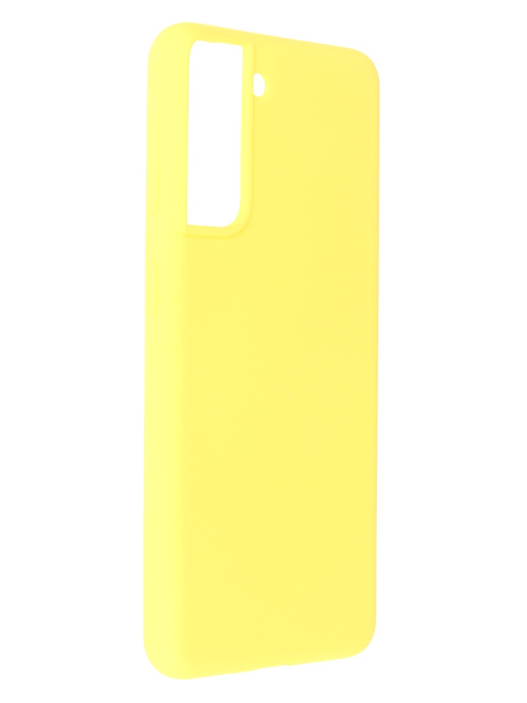 Чехол Pero для Samsung Galaxy S21 Liquid Silicone Yellow PCLS-0037-YW