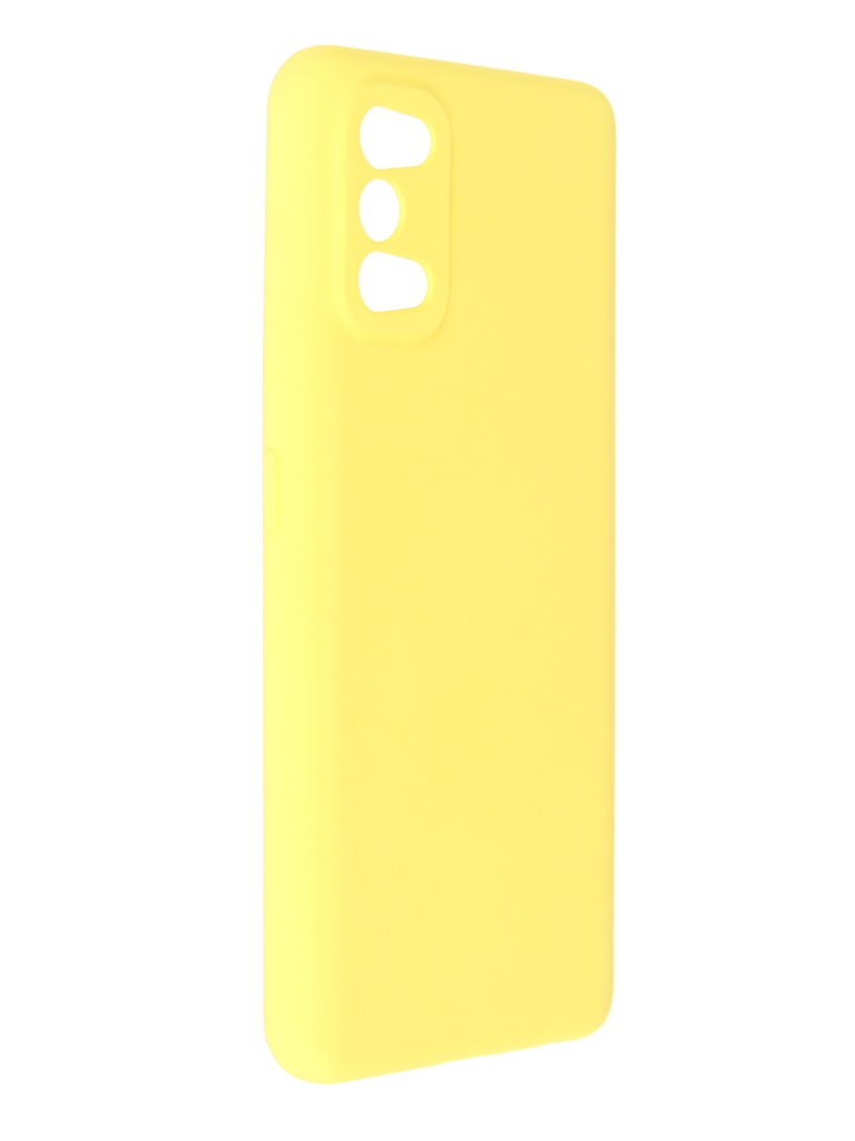 Чехол Pero для Realme 7 Pro Liquid Silicone Yellow PCLS-0058-YW
