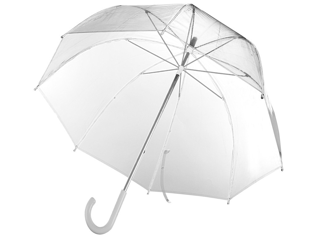 Прозрачный зонт трость