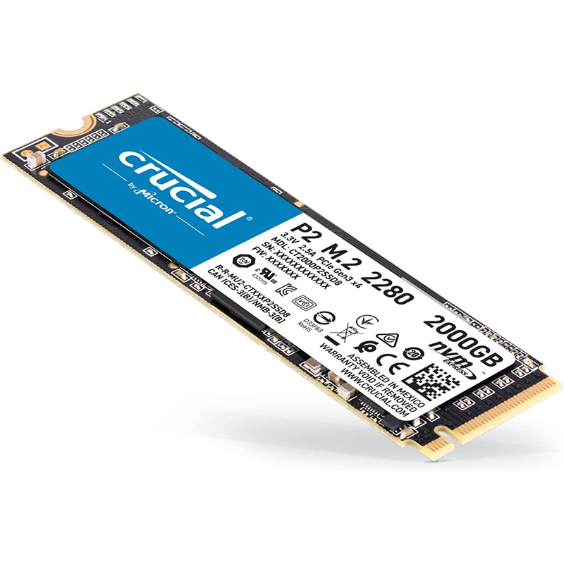 фото Твердотельный накопитель crucial p2 2tb ct2000p2ssd8