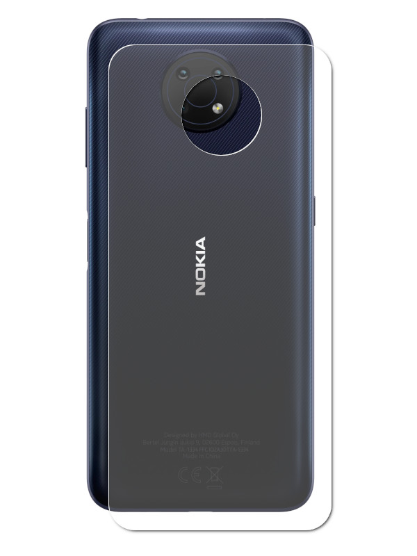 Гидрогелевая пленка LuxCase для Nokia G10 Back Transparent 86390 пленка гидрогелевая luxcase для realme 7 0 14mm front and back transparent 86544