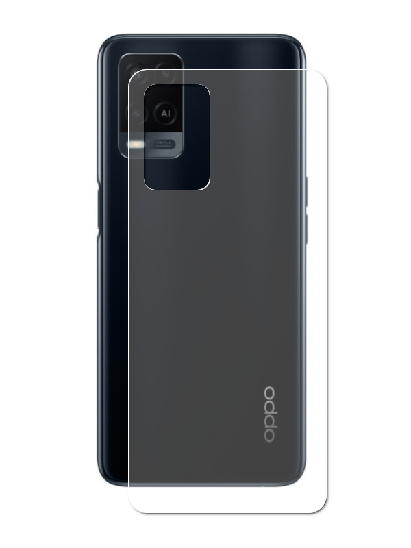 Гидрогелевая пленка LuxCase для Oppo A54 Back Transparent 86396 гидрогелевая пленка luxcase для zte nubia x 0 14mm matte front and back transparent 87675