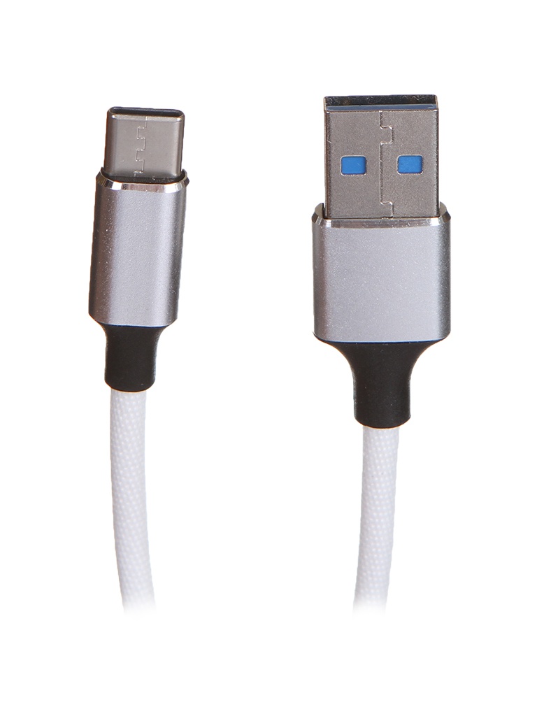 фото Аксессуар maverick textile & metall c1 usb - usb type-c 1.2m white пselaep1912