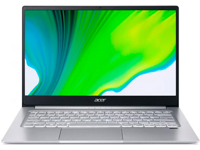 

Ноутбук Acer Swift 3 Silver SF314-59-782E NX.A5UER.002 (Intel Core i7 1165G7 2.8 GHz/16384Mb/512Gb SSD/Intel Iris Xe Graphics/Wi-Fi/Bluetooth/Cam/14/1920x1080/Eshell), Swift 3