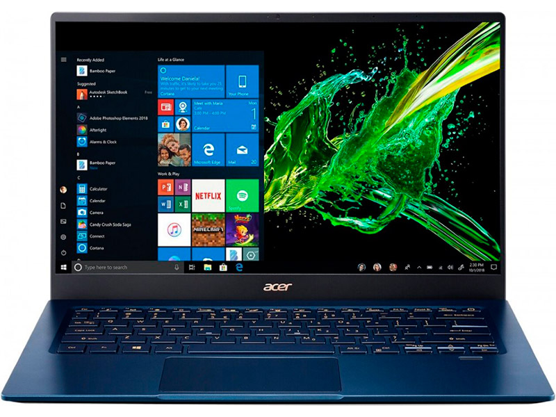 Zakazat.ru: Ноутбук Acer Swift 5 SF514-54-52C6 NX.AHGER.001 (Intel Core i5 1035G1 1.0Ghz/16384Mb/512 SSD SSD/Intel UHD Graphics/Wi-Fi/Bluetooth/Cam/14/1920x1080/Windows 10 Home 64-bit)