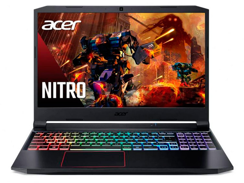 фото Ноутбук acer nitro 5 an515-55-749u nh.q7per.00l (intel core i7 10750h 2.6ghz/16384mb/1024gb hhd + 256gb ssd ssd/nvidia geforce gtx 1660 ti 6144mb/wi-fi/bluetooth/cam/15.6/1920x1080/windows 10 home 64-bit)