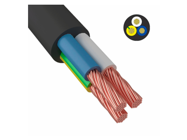 фото Кабель ккз пвс 3x2.5 100m black
