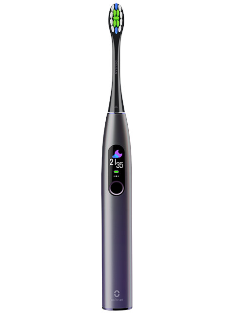 фото Зубная электрощетка xiaomi oclean x pro sonic electric toothbrush purple выгодный набор + серт. 200р!!!