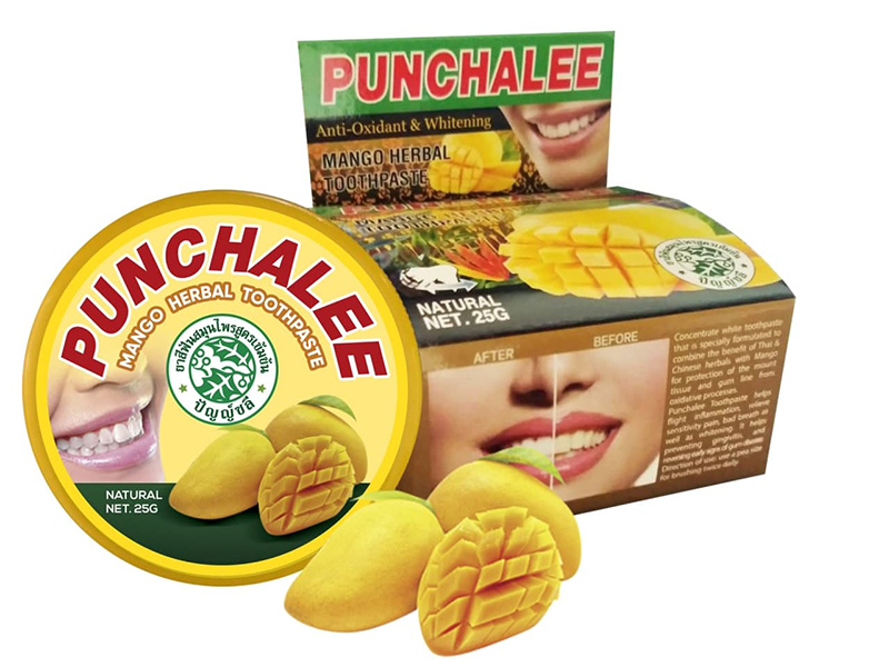 фото Зубная паста punchalee mango herbal toothpaste 25g 7605