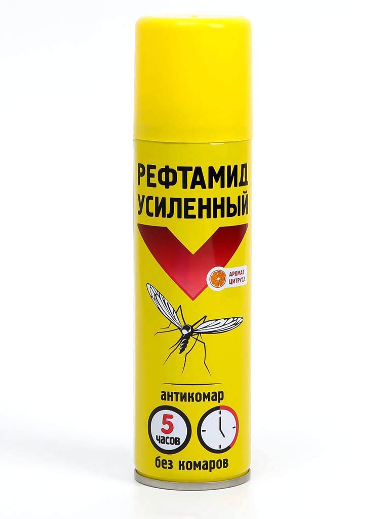 фото Средство защиты от комаров рефтамид аэрозоль антикомар усиленный 150ml 2269120
