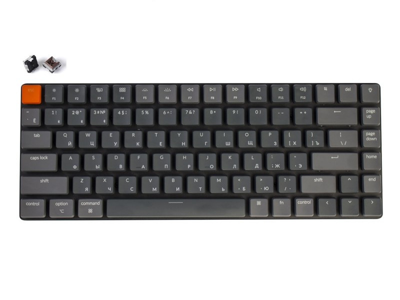 Клавиатура Keychron K3 White Backlight Brown Switch K3D3