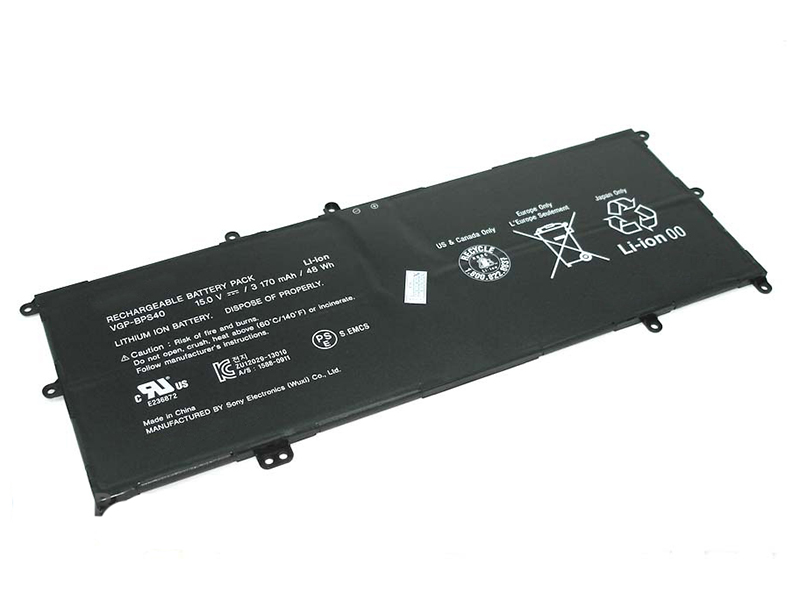 фото Аккумулятор vbparts для sony vaio svf14 / svf15 vgp-bps40 15.0v 48wh 019579