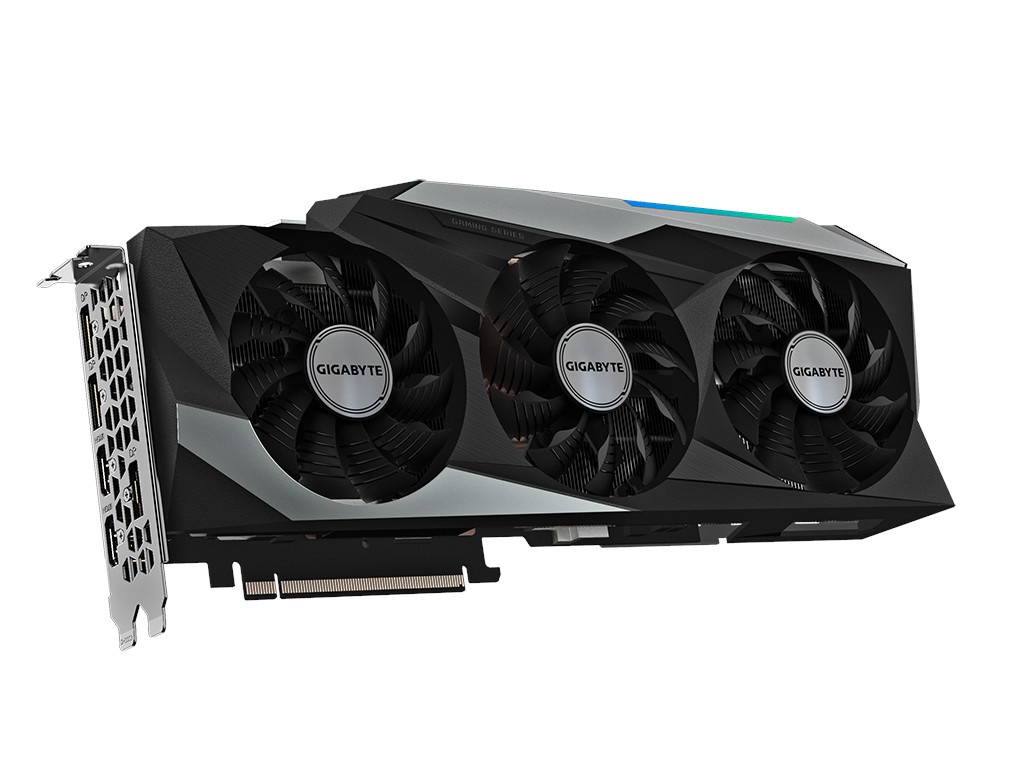 фото Видеокарта gigabyte geforce rtx 3080 ti gaming oc 12g 1710mhz pci-e 4.0 12288mb 19000mhz 384-bit 2xhdmi 3xdp gv-n308tgaming oc-12gd