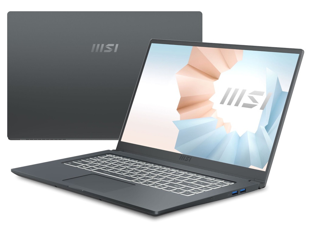 

Ноутбук MSI Modern 15 A11SBL-462RU 9S7-155226-462 (Intel Core i5-1135G7 2.4GHz/8192Mb/512Gb SSD/No ODD/nVidia GeForce MX450 2048Mb/Wi-Fi/Bluetooth/Cam/15.6/1920x1080/Windows 10 64-bit), A11SBL-462RU