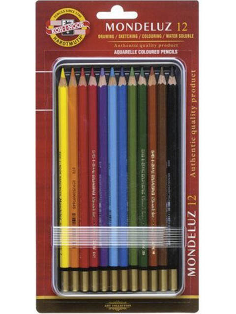 

Карандаши цветные Koh-i-Noor Mondeluz 12 цветов 3722012008BL, Mondeluz