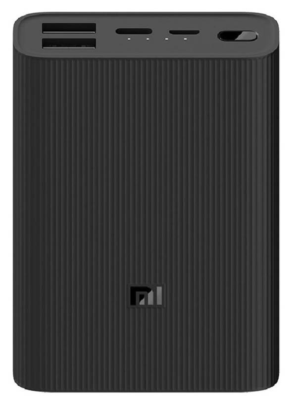 Внешний аккумулятор Xiaomi Mi Power Bank 3 Ultra compact, 10000mAh (BHR4412GL), черный внешний аккумулятор xiaomi mi power bank 3 ultra compact 10000mah bhr4412gl