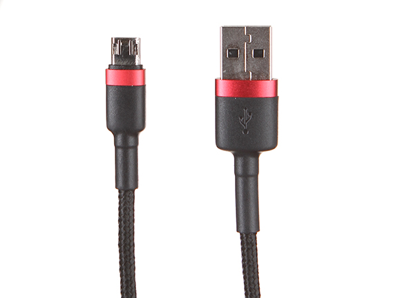 Аксессуар Baseus Cafule Cable USB - MicroUSB 2A 3m Red Black CAMKLF-H91