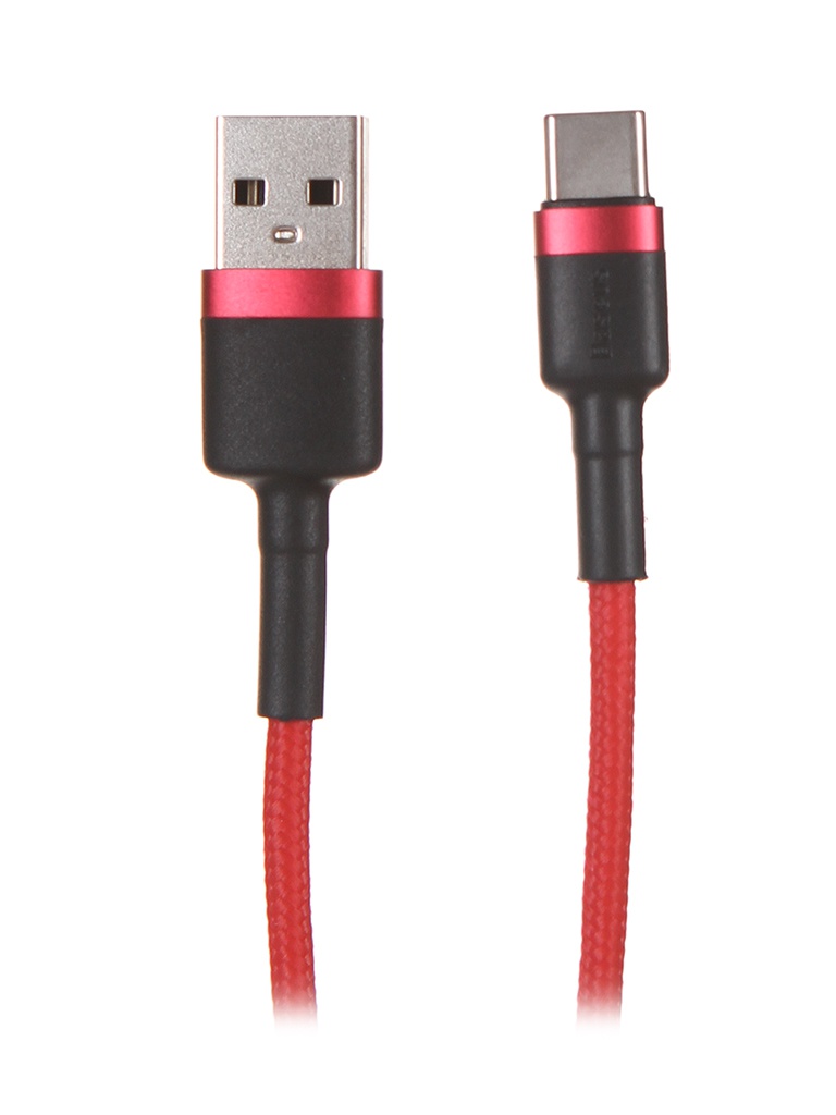 Аксессуар Baseus Cafule Cable USB - Type-C 2A 3m Red CATKLF-U09 аксессуар baseus cafule cable usb microusb 1 5a 2m red camklf c09