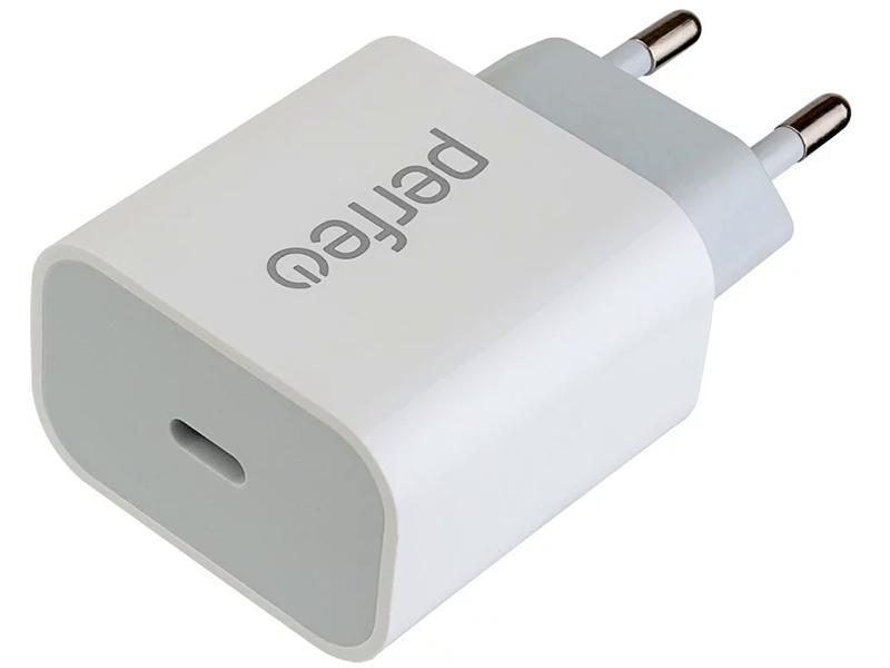 Зарядное устройство Perfeo USB Type-C White I4641