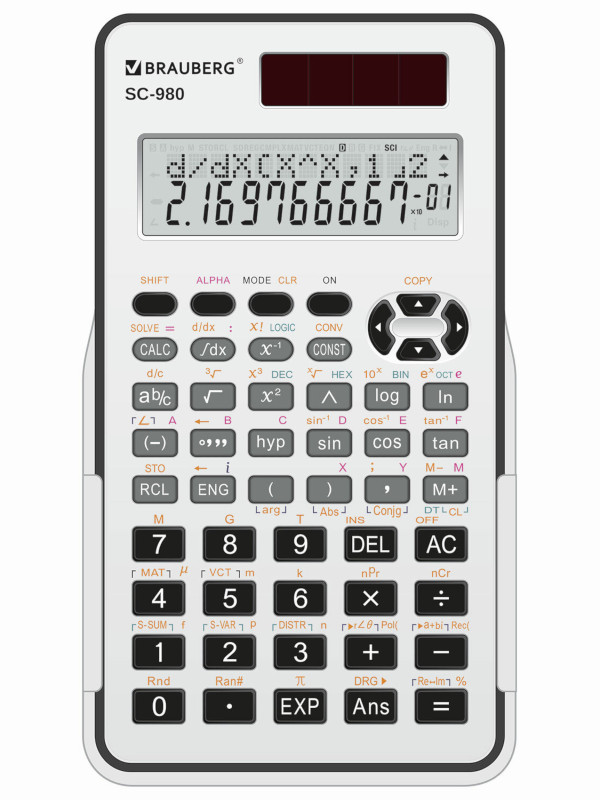 

Калькулятор Brauberg SC-980 250527, SC-980