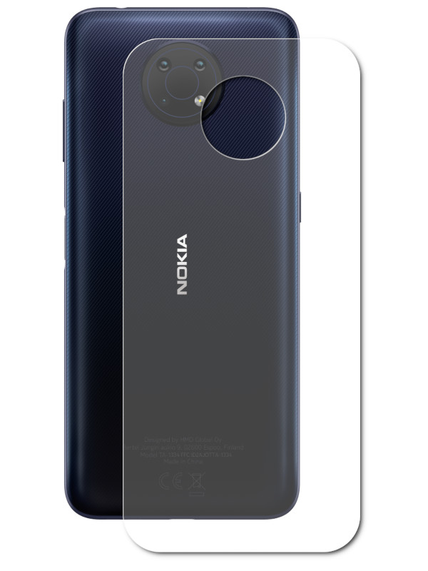 Гидрогелевая пленка LuxCase для Nokia G10 0.14mm Back Matte 86454 пленка защитная гидрогелевая krutoff для nokia 3 4 камуфляж синий